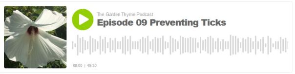 Garden Thyme podcast player
